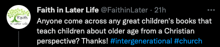 Tweet about intergenerational