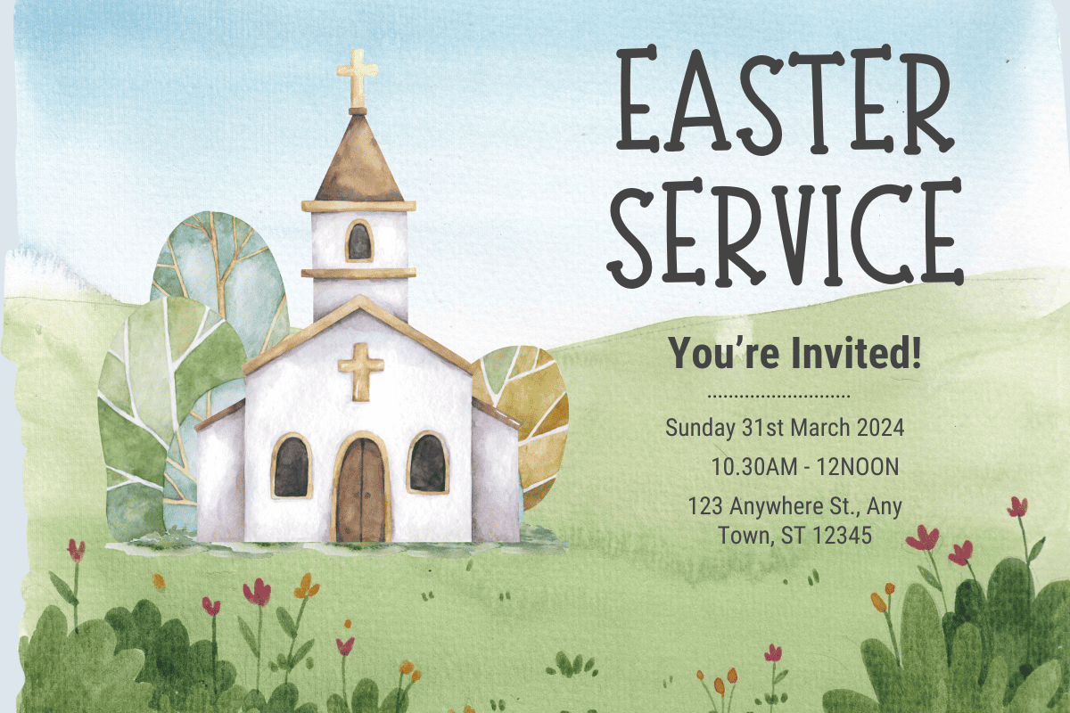 Easter Service Invitation